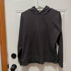 458 NWT Max Studio Gray Hooded Sweater Cabincore Soft  Small